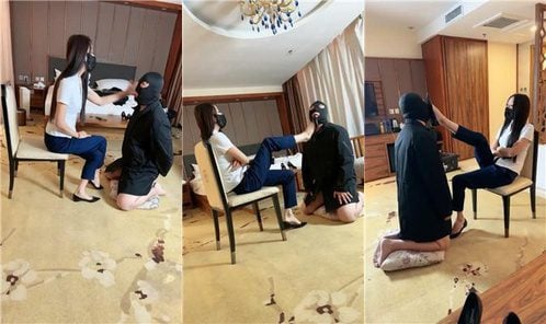 苒溪 | 白领S 连环重度耳光