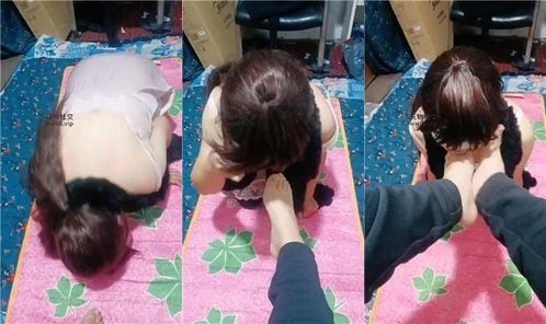 伪娘和人妻 | 赏赐变装奴喝圣水舔臭脚