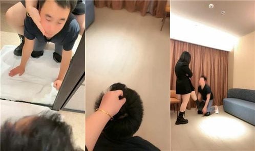 可馨大大 | 反绑重度踢踹虐打