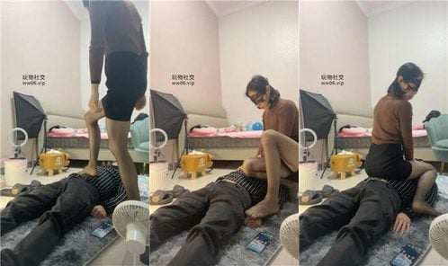 苏晴 | 骑狗背 黑丝美腿踩虐 短裙坐脸窒息