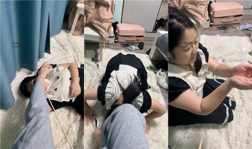 白兔 | 体罚 藤条鞭打 舔玉足 伺候沐足