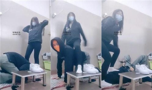 奇了怪了 | 运动后原味白袜踩虐