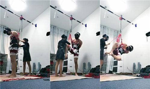 浮华 | 女王教程 绳缚吊绑练习