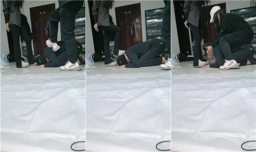 芭比 | 双S 骑马脏鞋踩踏 清理脏鞋底棉袜 双视角版