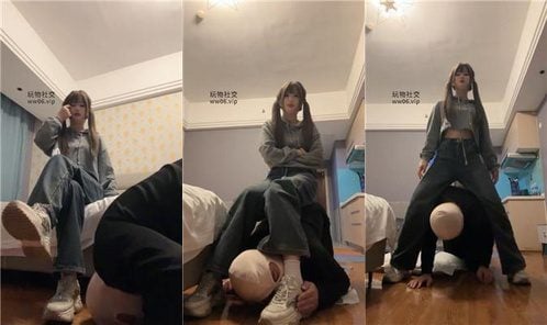 Six six | Cute heroine S sports shoes white socks abuse teacher dog