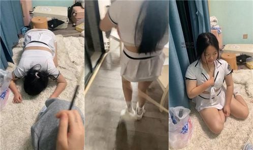 白兔 | 闺蜜磕头求虐