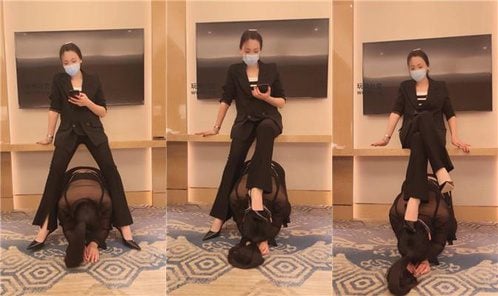 丹祖宗 | 白领S 母畜 高跟美腿胯下辱 吃烟灰