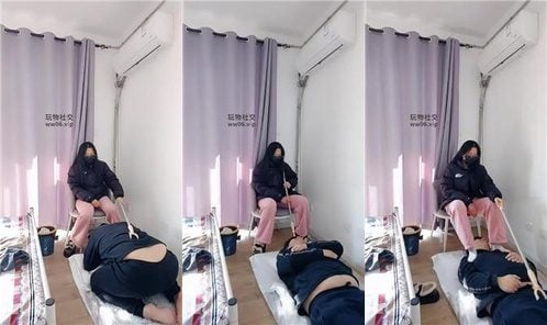 上海汤圆 | 衣叉重度sp 白袜脚蹂躏狗脸