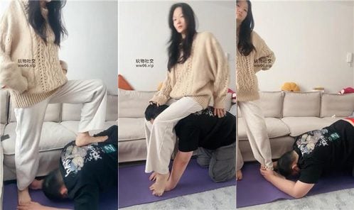 埋汰 | 骑马玉足踩踏舔