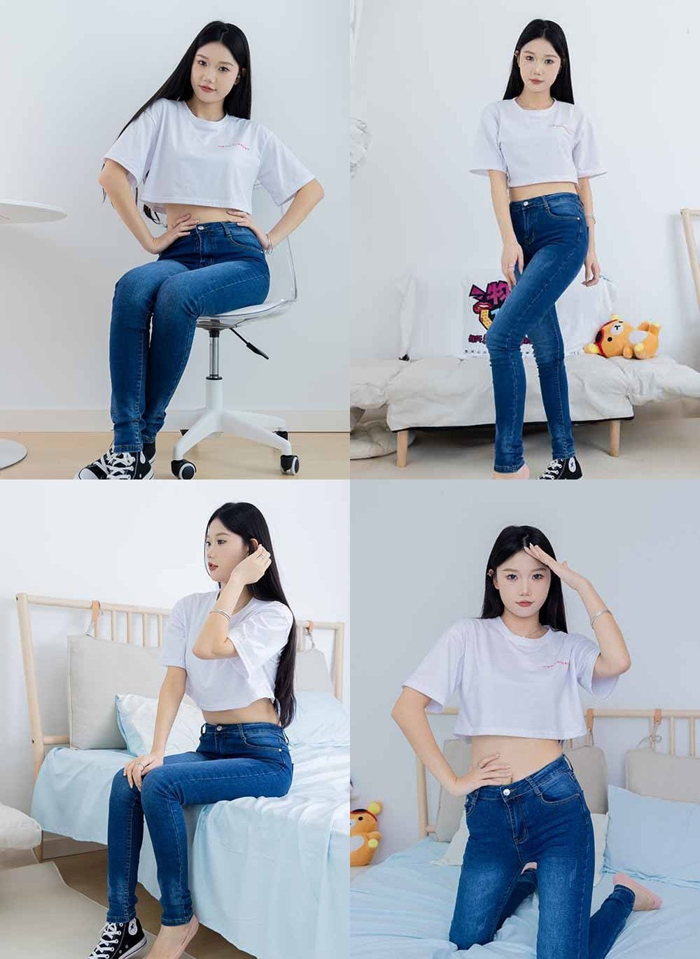 物恋传媒 | 小竹 匡威帆布鞋 粉色船袜 肚子疼揉肚子剧情 带视频 带视频-视频截图