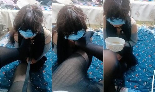伪娘和人妻 | 舔干净黑丝脚赏赐喝圣水