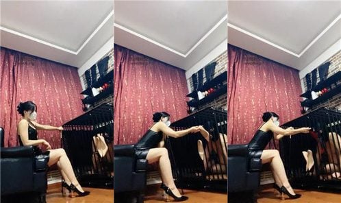 冷颜 | 狗笼囚禁 舔多双高跟
