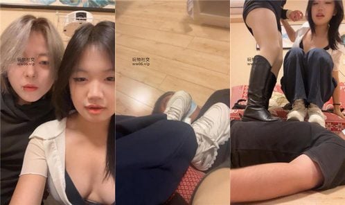 女同情侣 | 拉拉专场 双S 超脏运动鞋棉袜舔