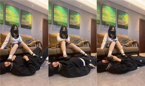 狗哥 | JK皮鞋白袜踩 掐脖窒息