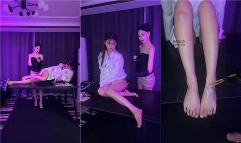04-D | 带女奴虐狗 喂咀嚼物 舔美腿酸奶 喂浓痰口水