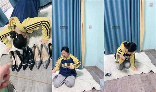 小凤梨 | 多双高跟鞋 母畜自己抽自己