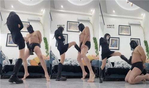 樱木花椒 | 皮靴踢裆教训口嗨狗