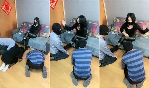 伊潼 | 3M 情侣奴 奴下奴 骑马狂抽耳光