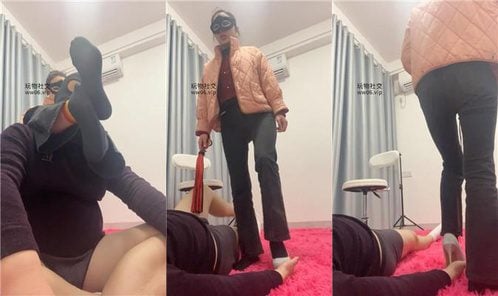 Shanshan | High heels trampling and whipping