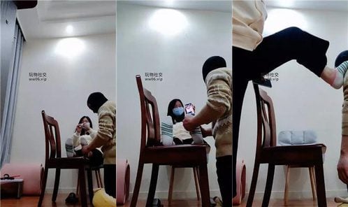 拽拽 | 原味棉袜虐 揪耳朵 藤条抽