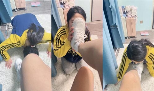 沐沐大大 | 体育课后让女同学舔小白鞋棉袜