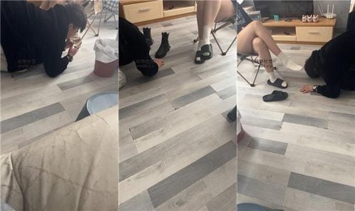 安娜 | 双S 人体烟灰缸 看闺蜜虐奴才