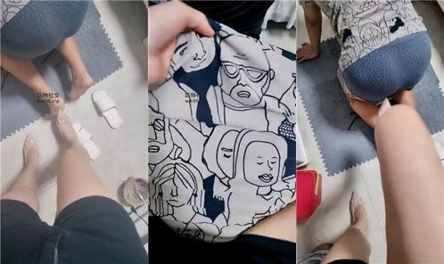 小羊咩咩 | 高跟连环踢裆 骑狗背