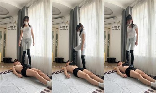 Jiexi | The goddess in long boots tramples with all her weight