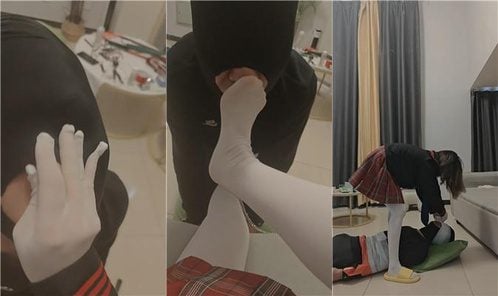 陶拉大人 | 捆绑白丝脚踩虐窒息