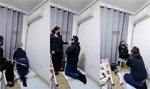 上海汤圆 | 抽耳光 衣叉抽 闻舔小白袜