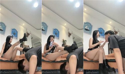 莫吉托 | 短靴跳踩 脚耳光 踢踹 闻舔玉足