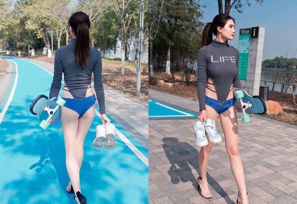 魔镜街拍 | 423 精选街拍 御风街拍 婷婷肉丝滑板 带视频 带视频