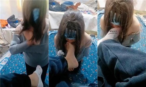 伪娘和人妻 | 跪舔棉袜脚 戒尺虐打 喝圣水
