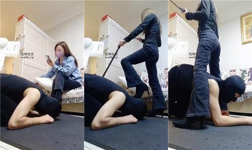 安安sama | 喂口水 全体重踩踏 吮吸脚趾缝