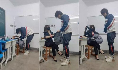 魔鬼天使 | 场景剧情 教室惩罚学生贱奴