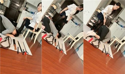 福建龟哥 | 刑具超重度虐打 黑丝高跟踩