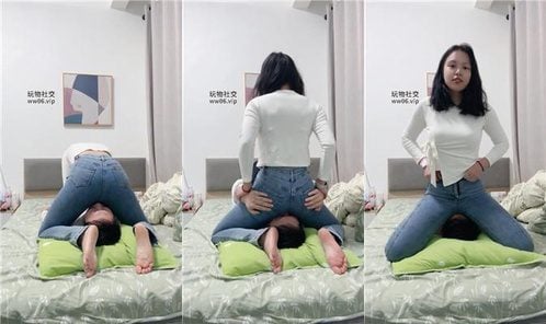 ガーデニアクイーン |ジーンズの女神が顔面に座って窒息死