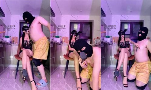04 Couples | Severe breast abuse, eating thick phlegm, licking jade feet