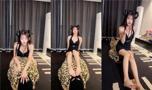04 Couple Master | Mummy fully covered black silk feet ravaged face sitting perfume control legs twisted