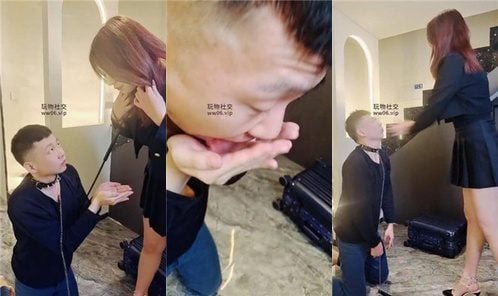 Su Su | Rivet high heels, whipping, spitting, dog tongue abuse