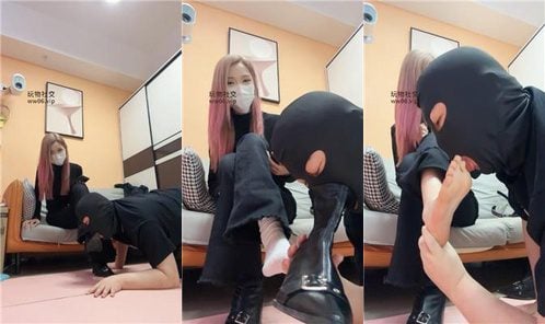 Yiwei | 没入型シャンプーガールショートブーツ白綿ソックス翡翠足虐待