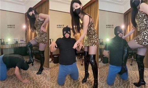 水公主 | 脏长靴黑丝美足狂舔