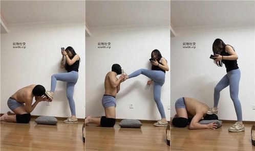 缈缈 | 圣水加官窒息 高跟 靴子 运动鞋暴力踢踹