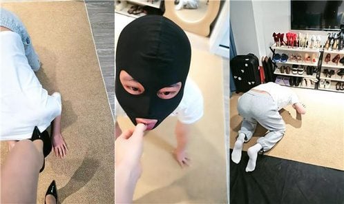 贝琳 | 旗袍S 高跟美腿跪舔 喝圣水洗脚水