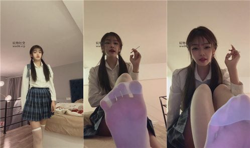 千千 | 白袜小白鞋肉丝足炸 250501-16