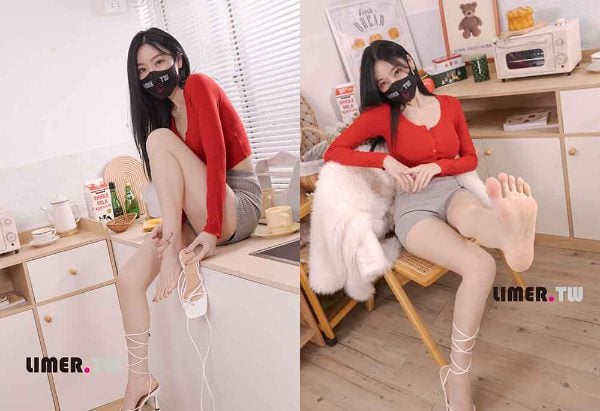 Limerence | 117 Yu Wei Jaly Special Collection Beautiful feet directly to your face teasing with video with video