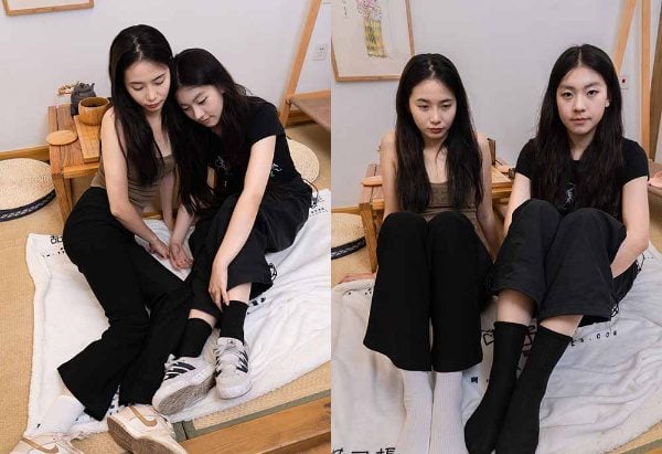 Tianyu Photography | NO 145 Sisi Xiaoyun sneakers, white cotton socks, thin meat ribbon video with video