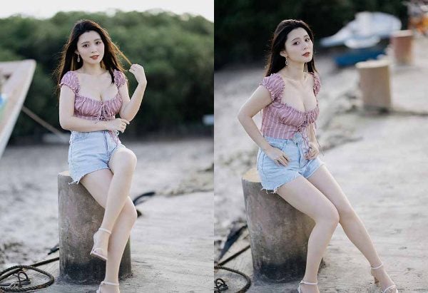 街拍丝足 | 524 长腿美模 筱筱 八里