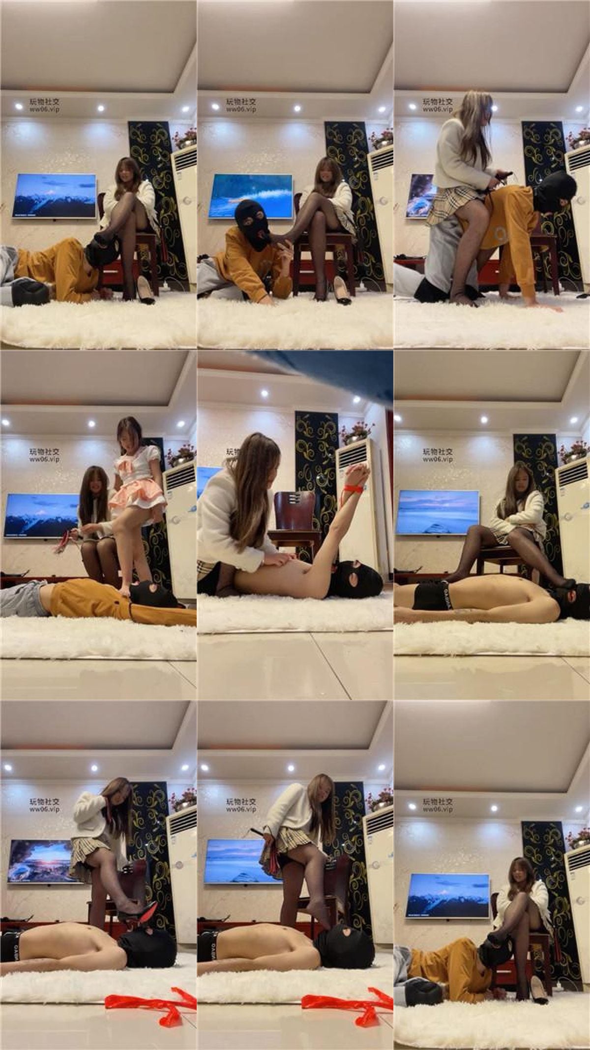 小菀 | 可爱小主高跟黑丝踩废物