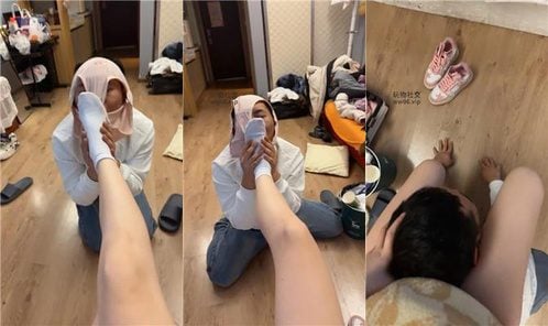 艾斯 | 内裤套头 重度sp 白袜脚踩虐狂舔